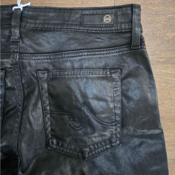 AG Adriano Goldschmied Mari Leatherette Straight Jeans size 29 NWT - Picture 15 of 16